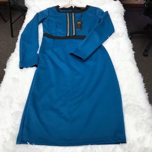 {Kardashian Kollection} Blue Dress